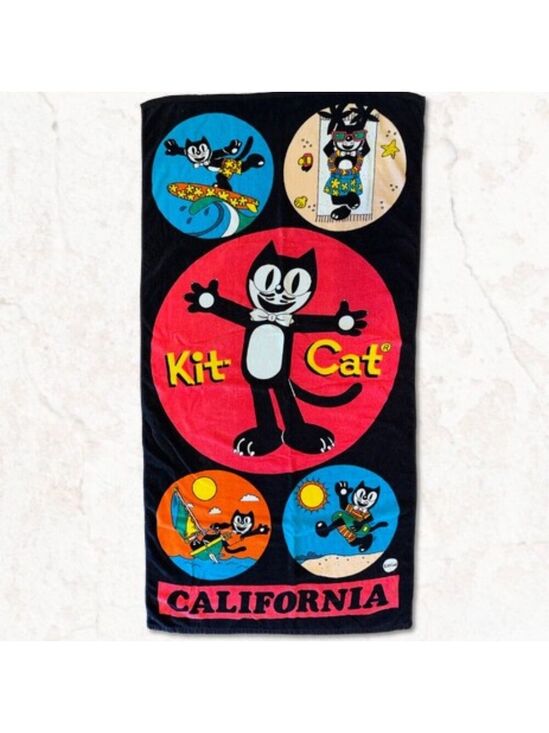Kit-Cat Klock Other - Vintage Kit Cat klock clock Beach Towel